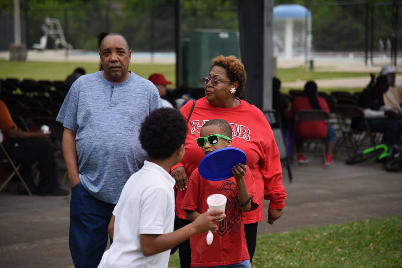 Community Members and members of the Greater South Park Neighborhood Partnership Committee  attend A Day in the Park