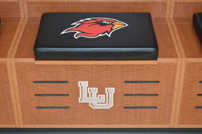 Roger and Susan Conn McCurry sponsored remodel of the Men's Basketball lockerroom
