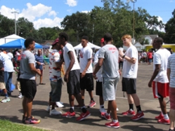 lu basketball team participates in the day in the park