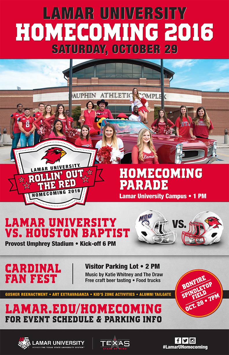 Community Poster for Homecoming 2016