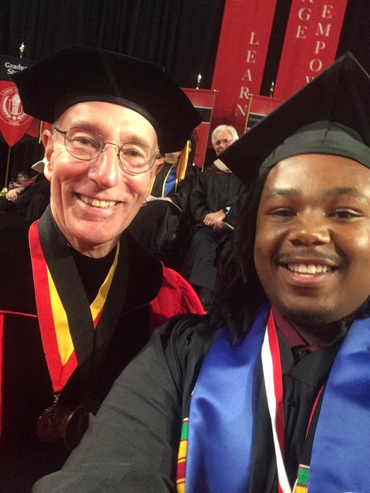 Fred Ryans at commencement on May 13, 2017.