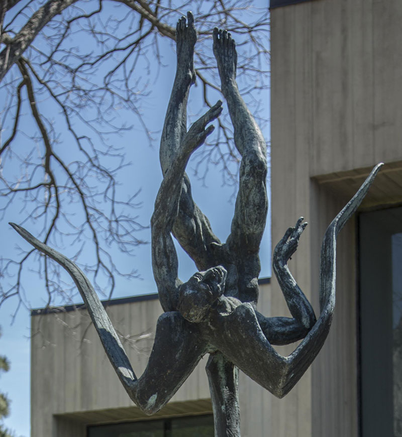 Mirabeau Statue on campus of Lamar University
