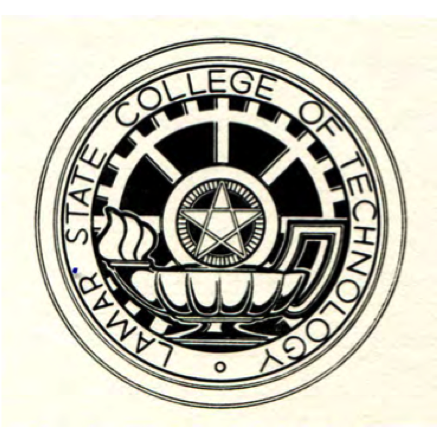 Lamar State College of Technology 1950 Logo