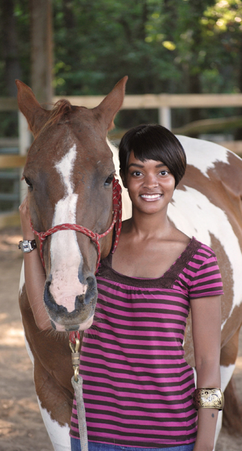 Ashley Brown with horse