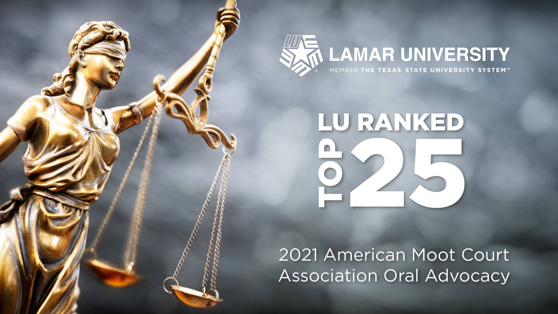 LU Ranks in top 25 in the American Moot Court Association Oral Advocacy for 2021