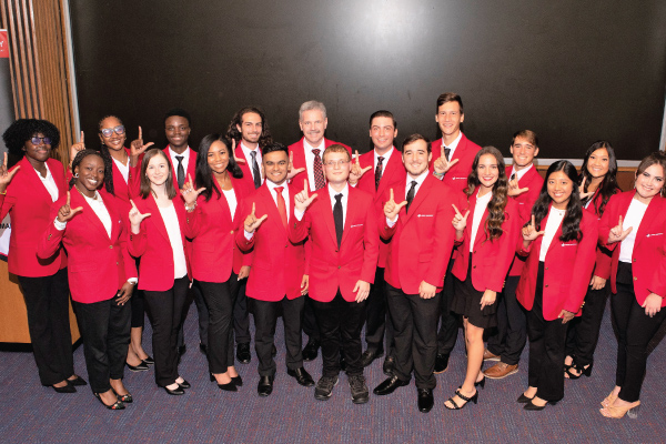 Lamar University formally inducts new cohort of LU Ambassadors