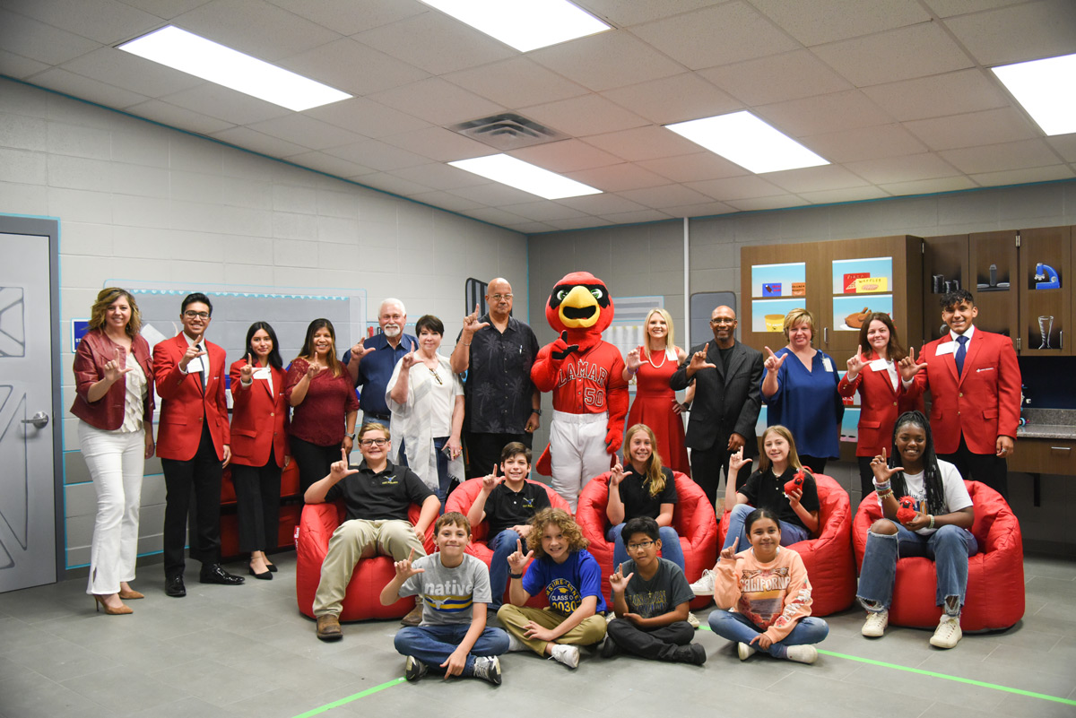 Lamar University, Hamshire-Fannett ISD open Cardinal NEST