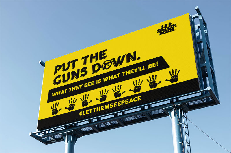 LU Senior wins national billboard contest for violence prevention