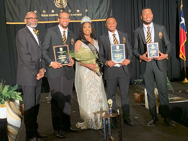 Lamar University Alphas at TCAC conference