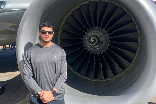 Engineering passion takes flight in aerospace internship