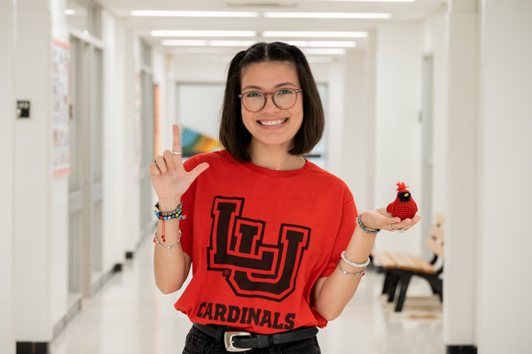 Education student winds down outside of the classroom, turns to crocheting 