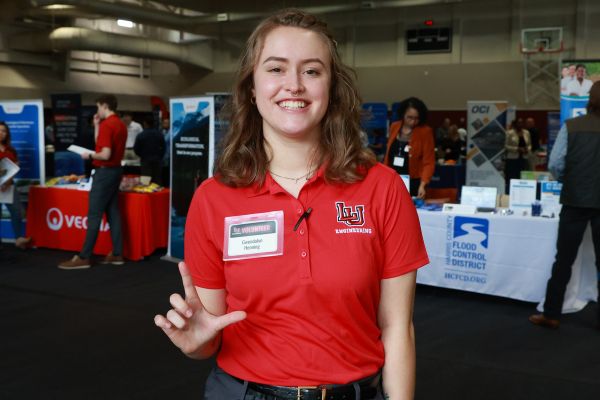 College of Engineering Student at Career Fair