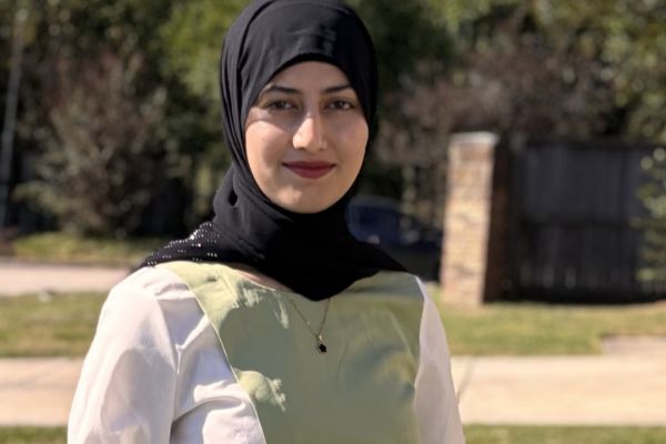 Biology student Ayesha Khankhail named July First-Gen Student of the Month 