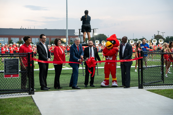 Lamar University cuts ribbon on new intramural field
